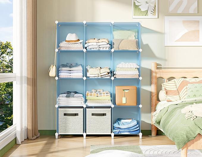 HOMIDEC Closet Organizer, 12-Cube Closet Organizers and Storage, Cube Storage - Image 7