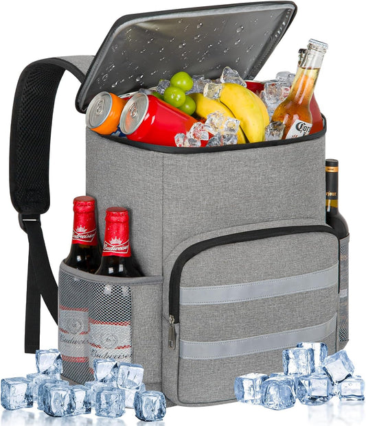 Backpack Cooler - 54 Cans Large Capacity Insulated Leak Proof Backpack for Men & Women, Cooler Bag Picnic Camping Beach Hiking Travel Lunch Backpack