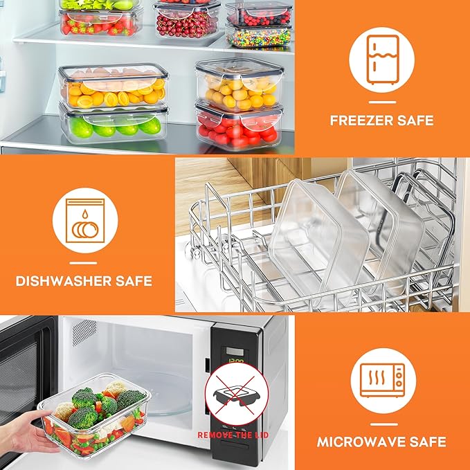 40 PCS Food Storage Containers - Image 5