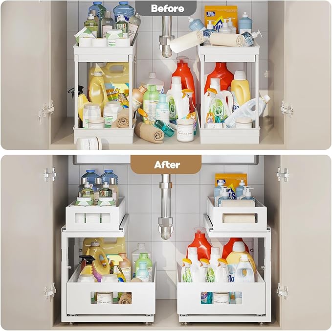 1 Pack 15.74IN-Depth Under Sink Organizer - Image 6