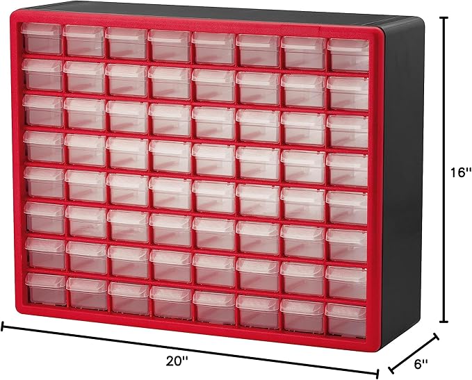 Akro-Mils 64-Drawer Plastic Drawer Storage Cabinet - Image 14
