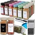 Spice Jars with Labels by Unknown
