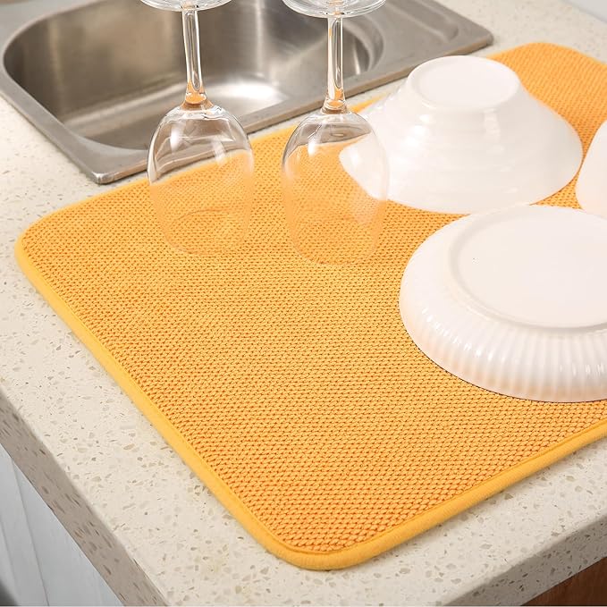 2 Pack Microfiber Dish Drying Mat - Image 9