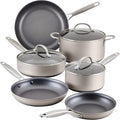 Anolon Achieve Hard Anodized Nonstick Cookware Pots and Pans Set, 9 Piece by Anolon