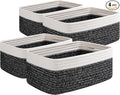 OIAHOMY 4 Pack Storage Baskets for Organizing, Small Bins for Shelves, Cute by MasterofSpaceOptimization