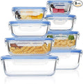 Vtopmart 8 Pack Glass Food Storage Containers by Vtopmart