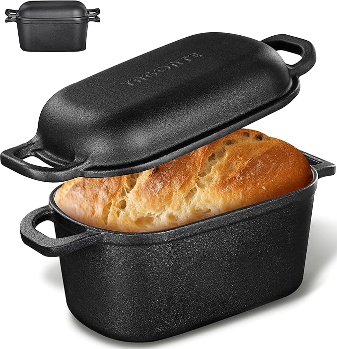 4.6 Quart Oval Dutch Oven for Bread Baking, Bread Dutch Oven for Sourdough by Unknown