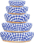 Reusable Bowl Covers, 5 Size Stretch Cloth Bowl Covers by Unknown