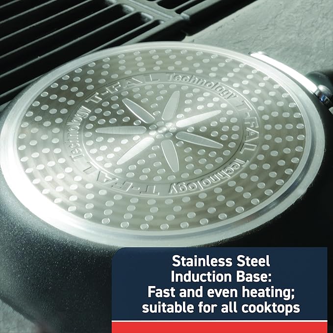T-Fal Experience Nonstick Fry Pan 12.5 Inch, Oven Broiler Safe 400F, Non Stick - Image 4