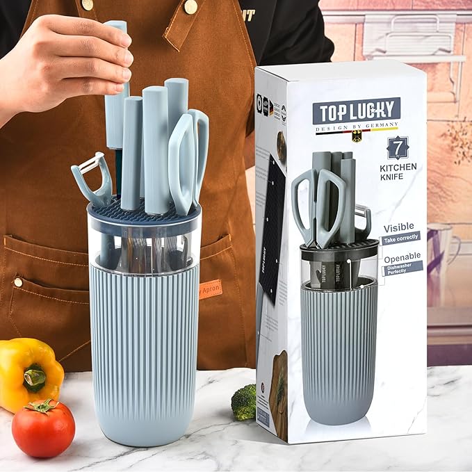 Knife Set, 7-Piece Kitchen Knife Set - Image 7