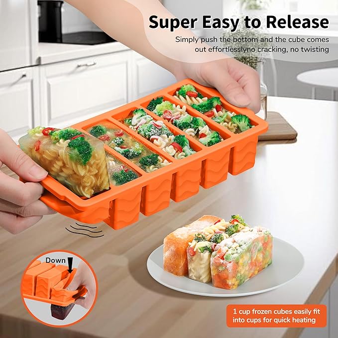 2-Pack Silicone Freezer Trays - Image 4