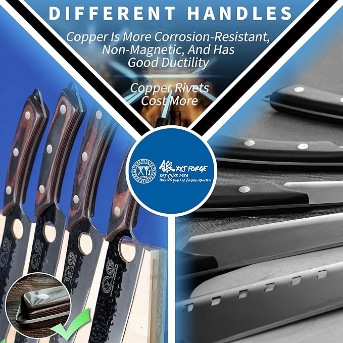 XYJ Professional Serbian Chef Knife Set - Image 5
