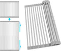 Roll Up Dish Drying Rack, Adjustable Over Sink Dish Drying Rack by romise