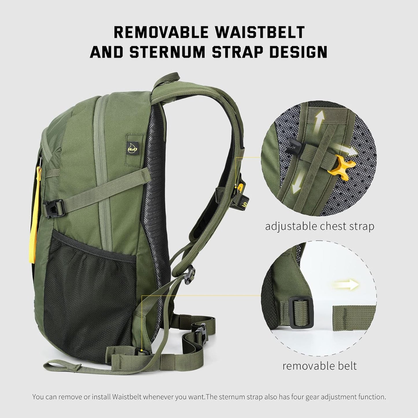 SKYSPER Small Hiking Backpack, 20L Lightweight Travel Backpacks Hiking Daypack for Women Men