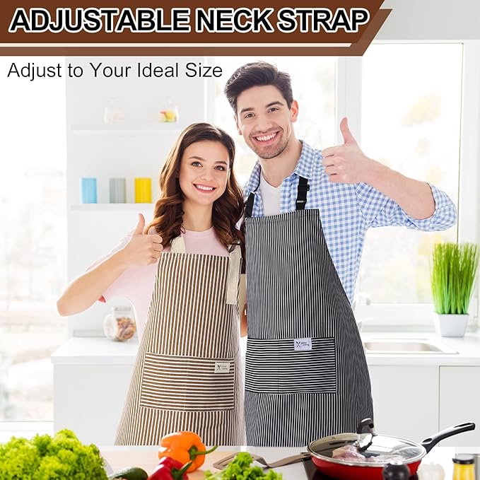 Janmercy 24 Pcs Aprons for Women Men - Image 4