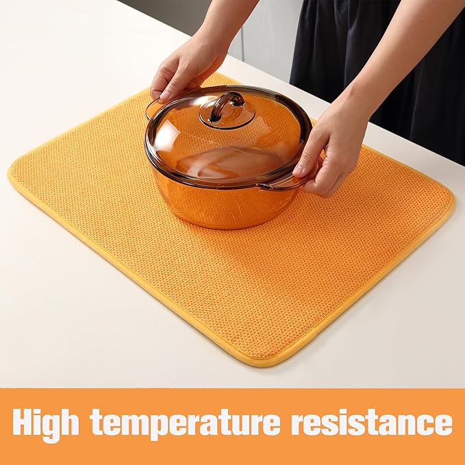 2 Pack Microfiber Dish Drying Mat - Image 6