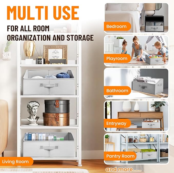 Criusia Closet Organizers Bins 4 Pack - Image 6