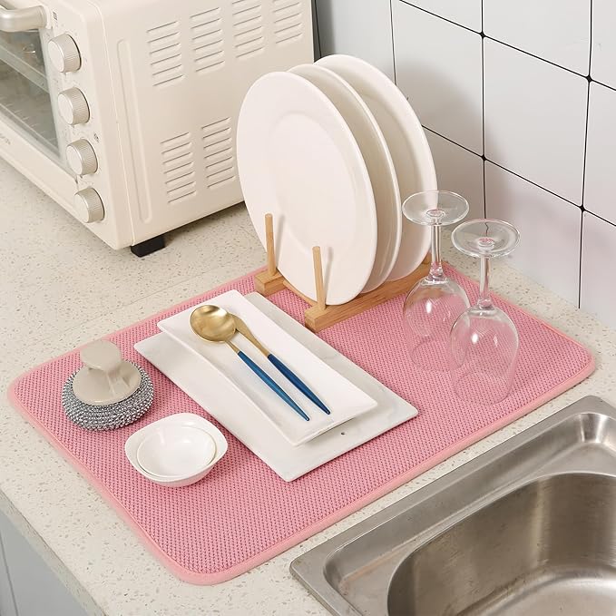 2 Pack Microfiber Dish Drying Mat - Image 5