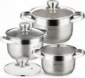 Daniks Standard 6-Piece Stainless Steel Cookware set by Daniks