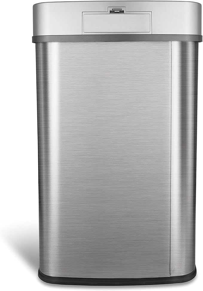 Ninestars DZT-50-28BR Automatic Touchless Motion Sensor Rectangular Trash Can - Image 6