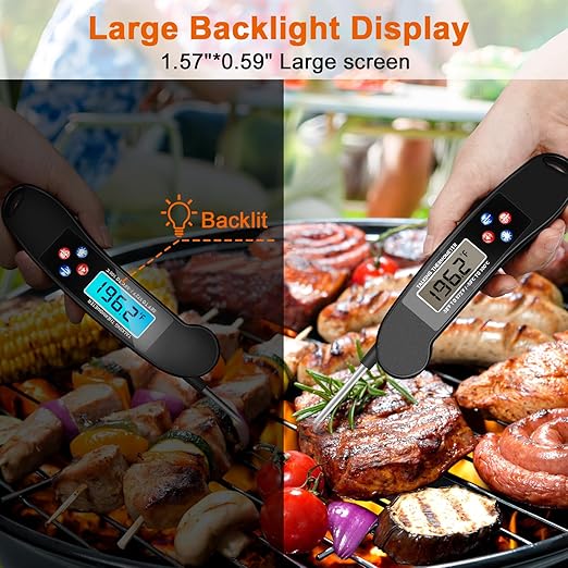 Digital Talking Thermometer for The Blind, Waterproof Instant Read Food - Image 6
