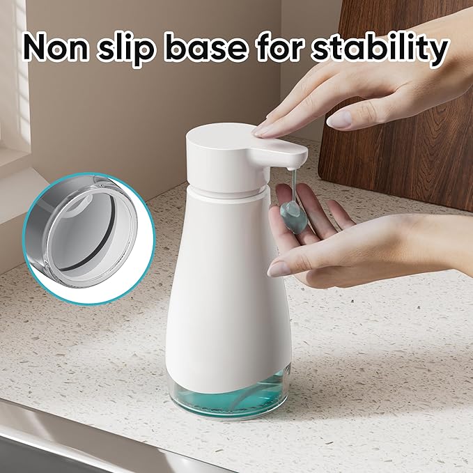 Oasis Creations 500 mL /17fl.oz Stainless Steel Liquid Soap Dispenser - Image 5