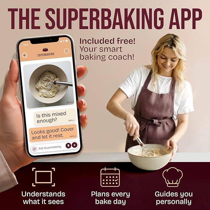 Superbaking Danish Dough Whisk - Image 3
