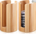 Suclain 2 Pcs Mason Jar Lid Organizer Bamboo Vertical Mason Jar Lid Storage by Suclain