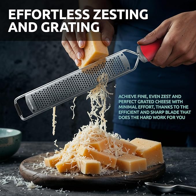 Lemon Zester & Parmesan Cheese Grater - Image 7
