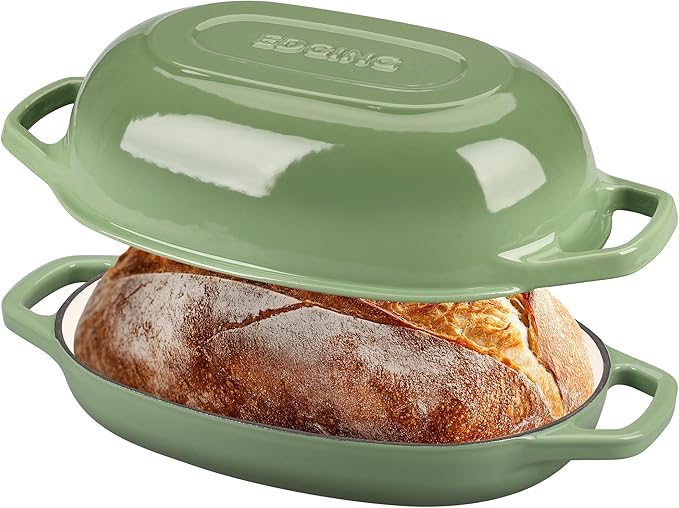 EDGING CASTING Enameled Cast Iron Oval Dutch Oven Pot - Image 3