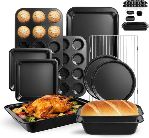 11-Piece Nonstick Baking Pans Set by Unknown