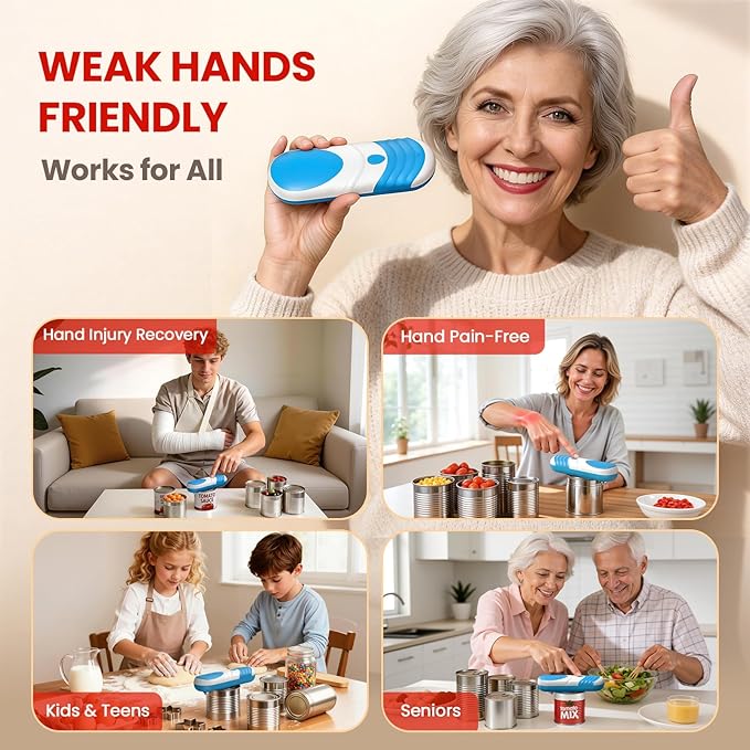 One Touch Electric Can Opener Automatic Can Opener - Image 7