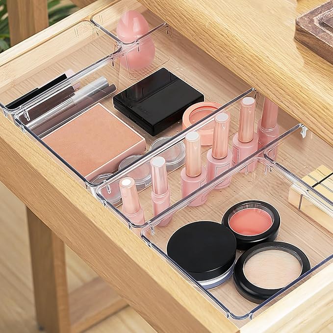StorMiracle 25 PCS Drawer Organizer Set, 4 Varied Size Bathroom and kitchen - Image 5
