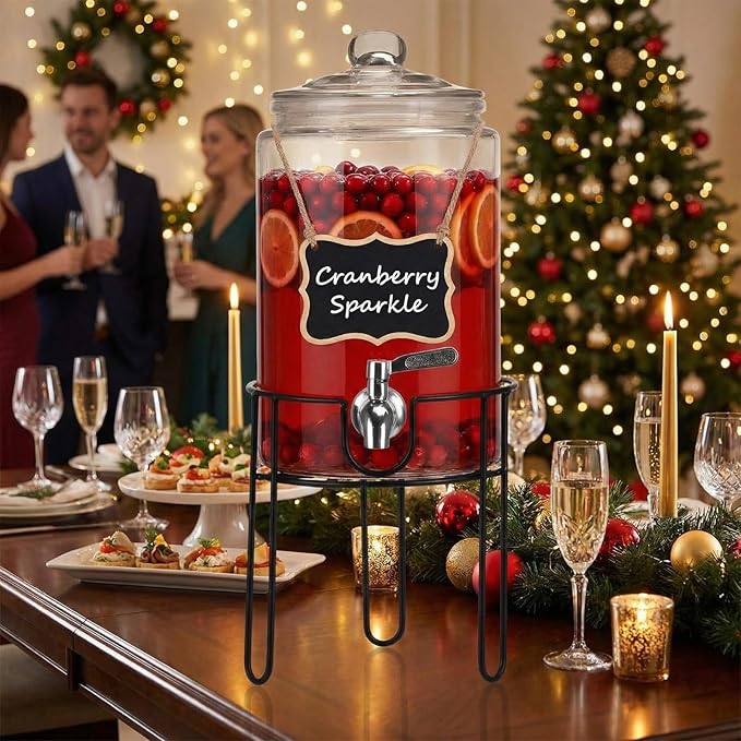 1 Gallon Drink Dispenser with Stand, Drink Dispensers - Image 9
