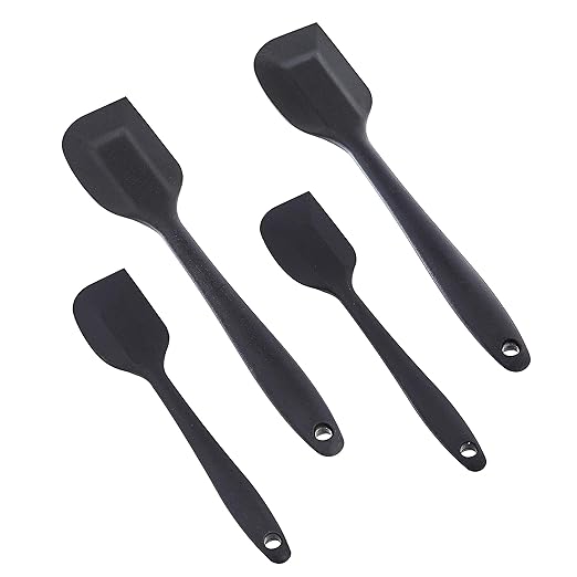 Amazon Basics Non-Stick Heat Resistant Silicone Spatula Set, Dishwasher Safe - Image 2