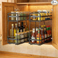Pull Out Spice Rack Organizer for Inside Kitchen Cabinets, Heavy Duty Slide Out by WOAHKIT