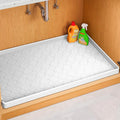 Jin&Bao Waterproof Under Sink Mat 34" x 19", Thick Silicone Mat Cabinet by Jin%26Bao
