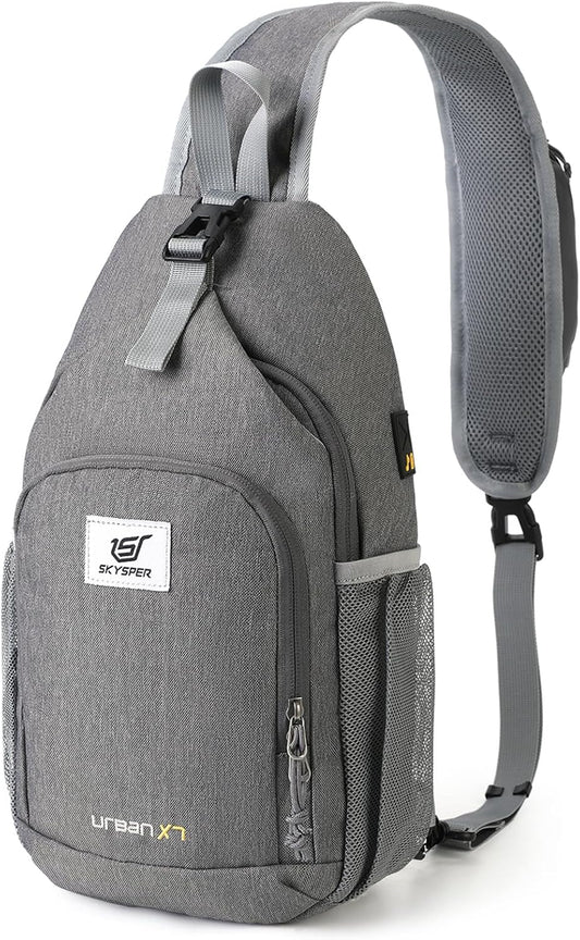 SKYSPER Sling Bag RFID Crossbody Sling Backpack Cross Body Shoulder Bag Travel Hiking Daypack for Women Men