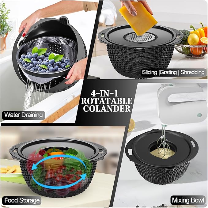 4-1 Colander with Bowl Set - Image 4