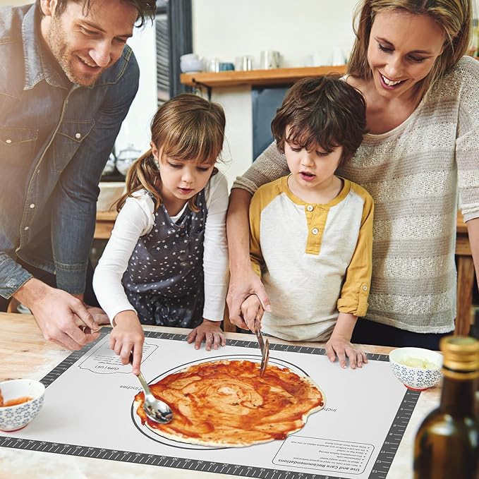 Silicone Baking Mat with Measurement, Non Stick Siliocne Pastrty Mat - Image 6