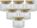 4 oz Decorative Mini Glass Jars by LINGSHINE