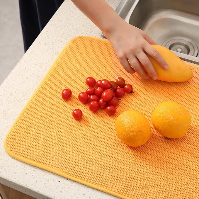 2 Pack Microfiber Dish Drying Mat - Image 8