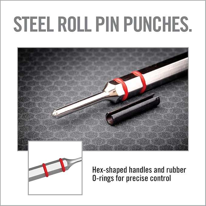 Real Avid Roll Pin Punch Set & Hammer + Non-Slip Magnetic Bench Block | 10 - Image 7