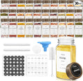 ZEHIQ 30Pcs 4oz Square Glass Spice Jars by ZEHIQ