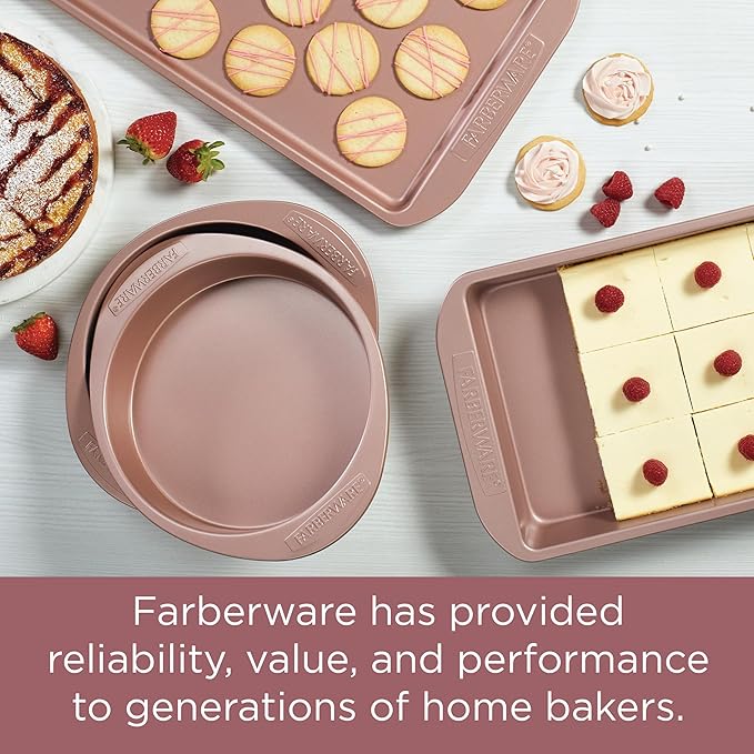 Farberware Nonstick Bakeware 10-Inch x 15-Inch Cookie Pan, Metal Baking Pan - Image 7
