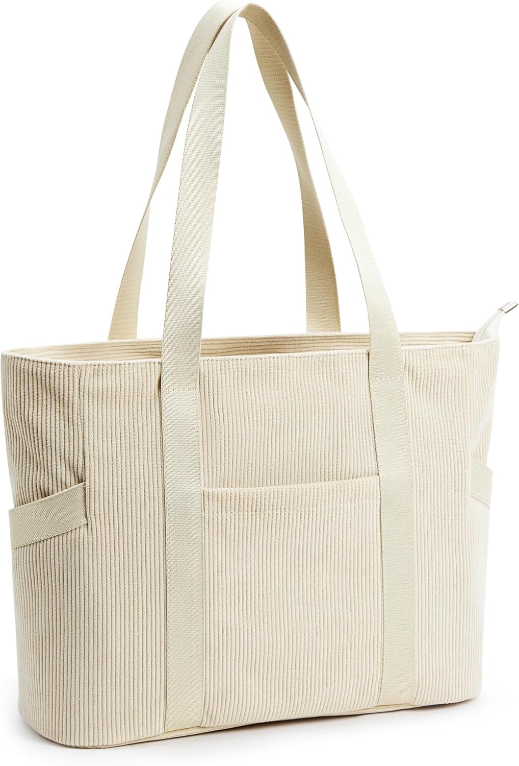 Tote Bag for Women with Zipper, Travel Tote Bags with Compartments Large Shoulder Bag Handbag for Gym Work School