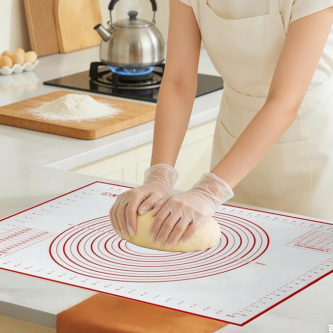 Extra Large Nonstick Silicone Pastry Mat 28x20Inch by PrideUnityHonor
