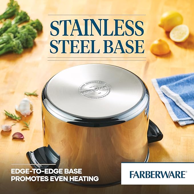 Farberware Classic Stainless Steel 8-Quart Stockpot - Image 8