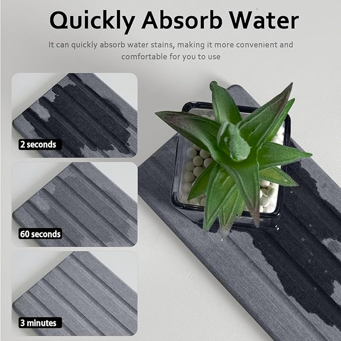 2 PCS Water Absorbing Stone Trays - Image 3