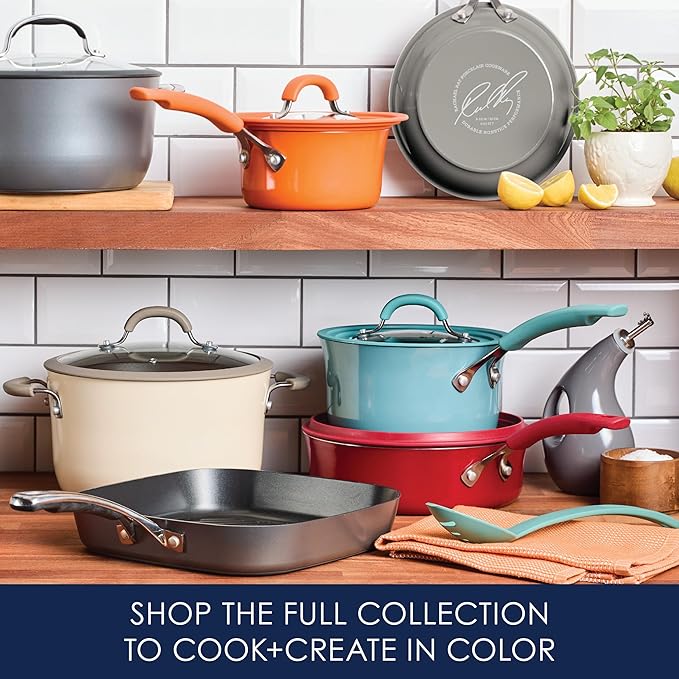 Rachael Ray Cook + Create Nonstick Frying Pan/Skillet - Image 8